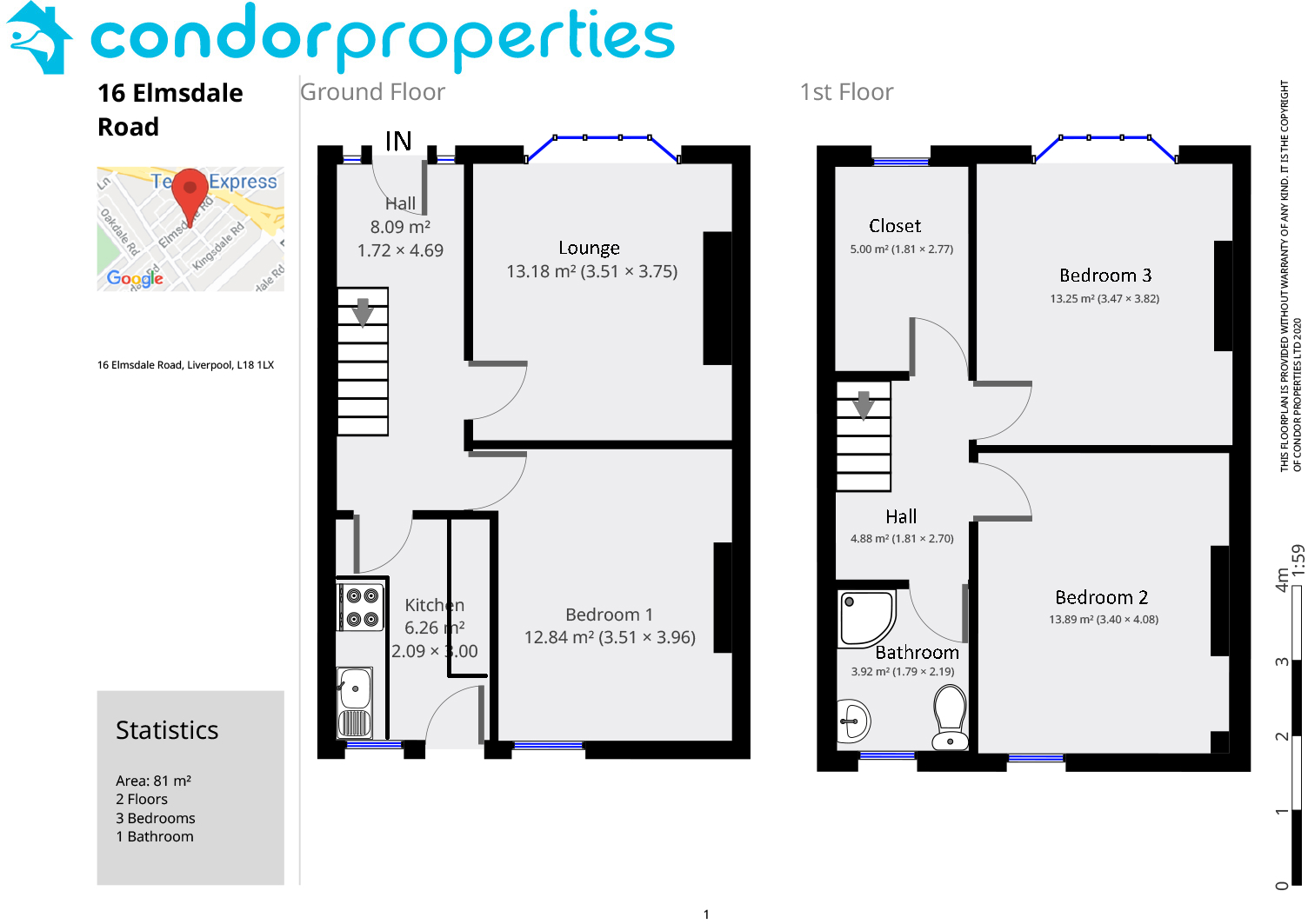 Elmsdale Road, Liverpool floorplan