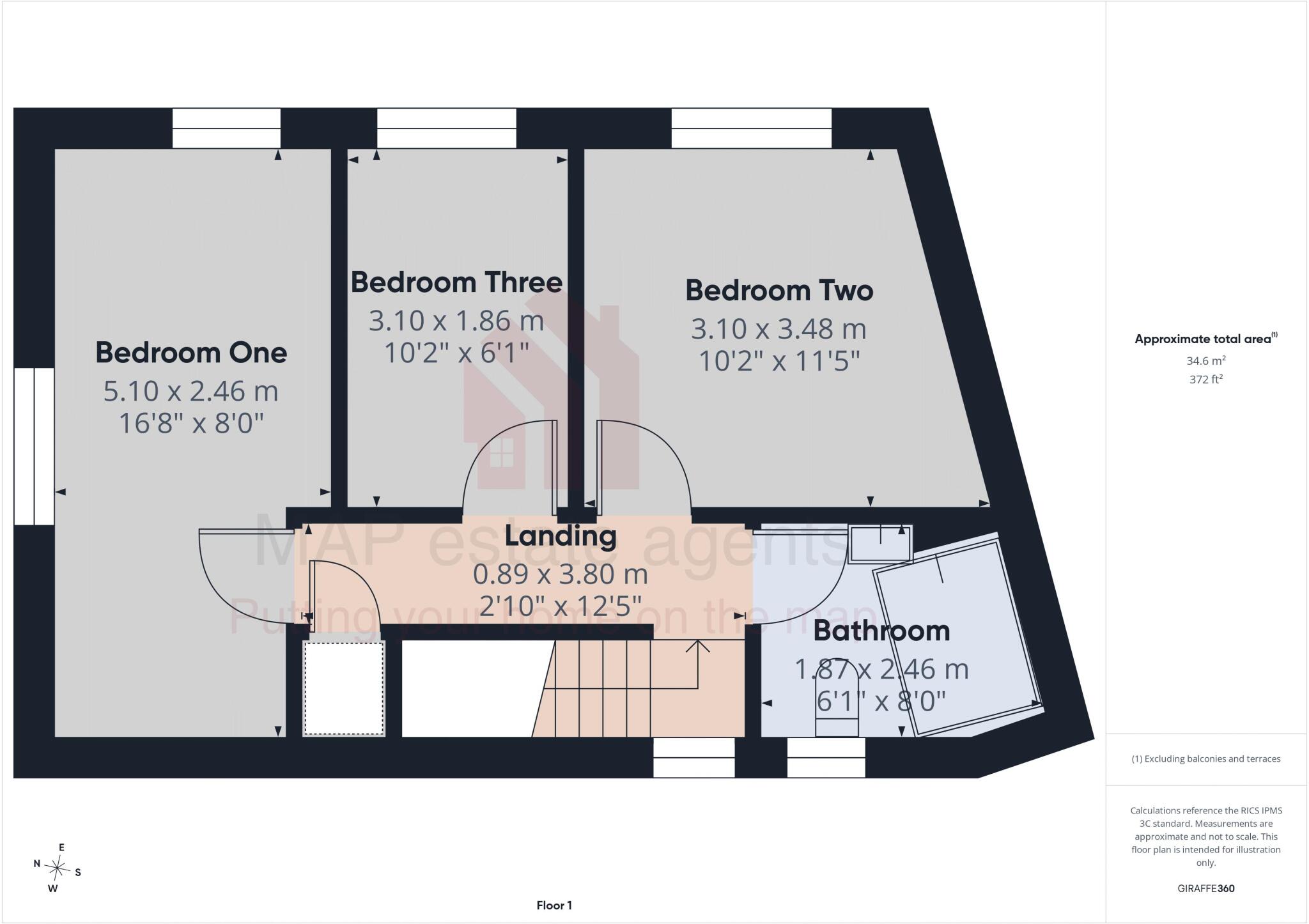 Gweal Pawl, Redruth, generous accommodation floorplan