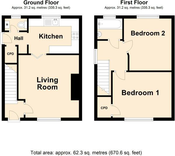 Bunkers Hill Road, Dover, CT17 floorplan