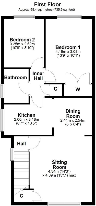 Foreland Road, Bembridge, Isle of Wight, PO35 5UA floorplan