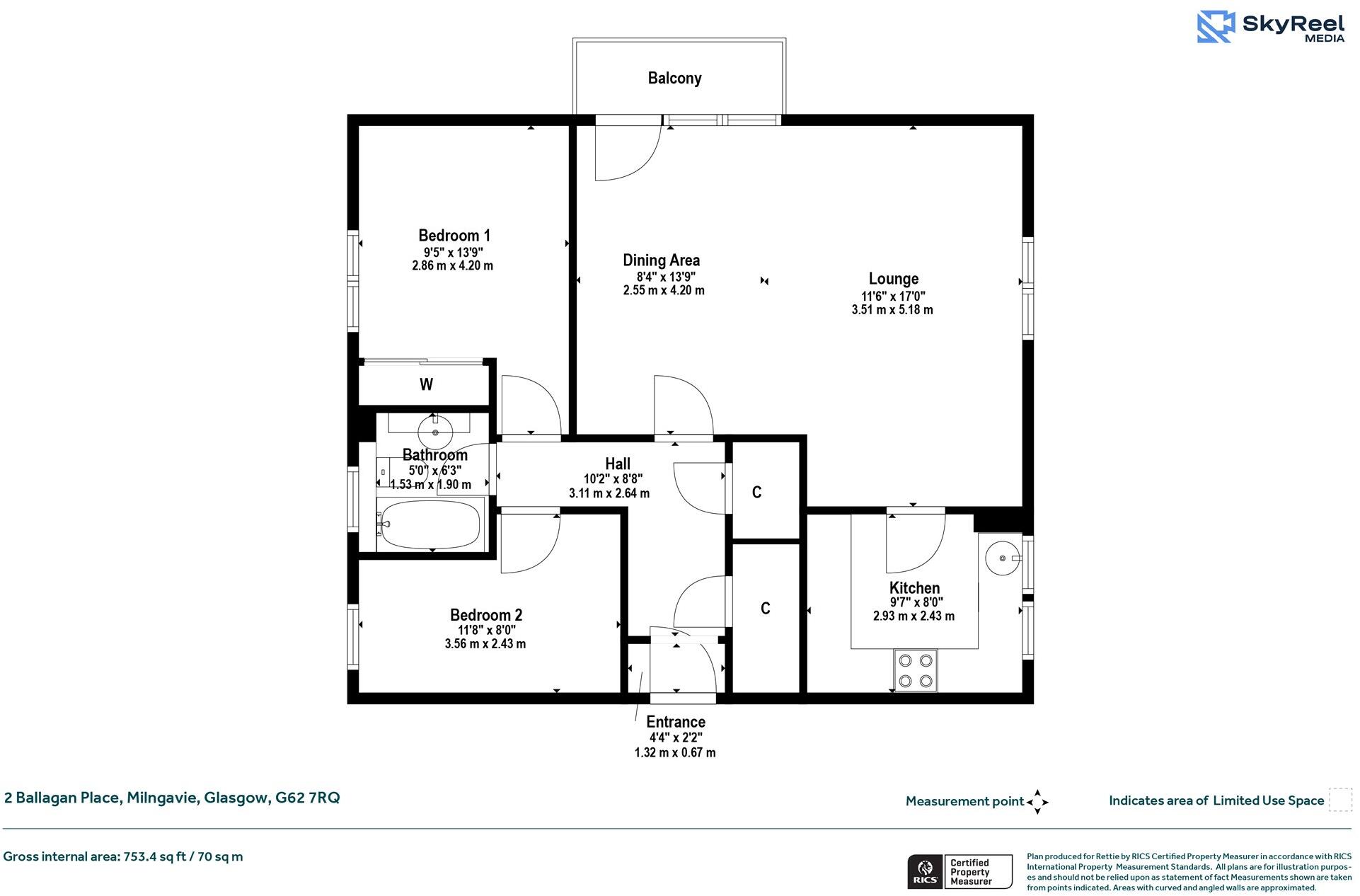 Ballagan Place, Milngavie floorplan