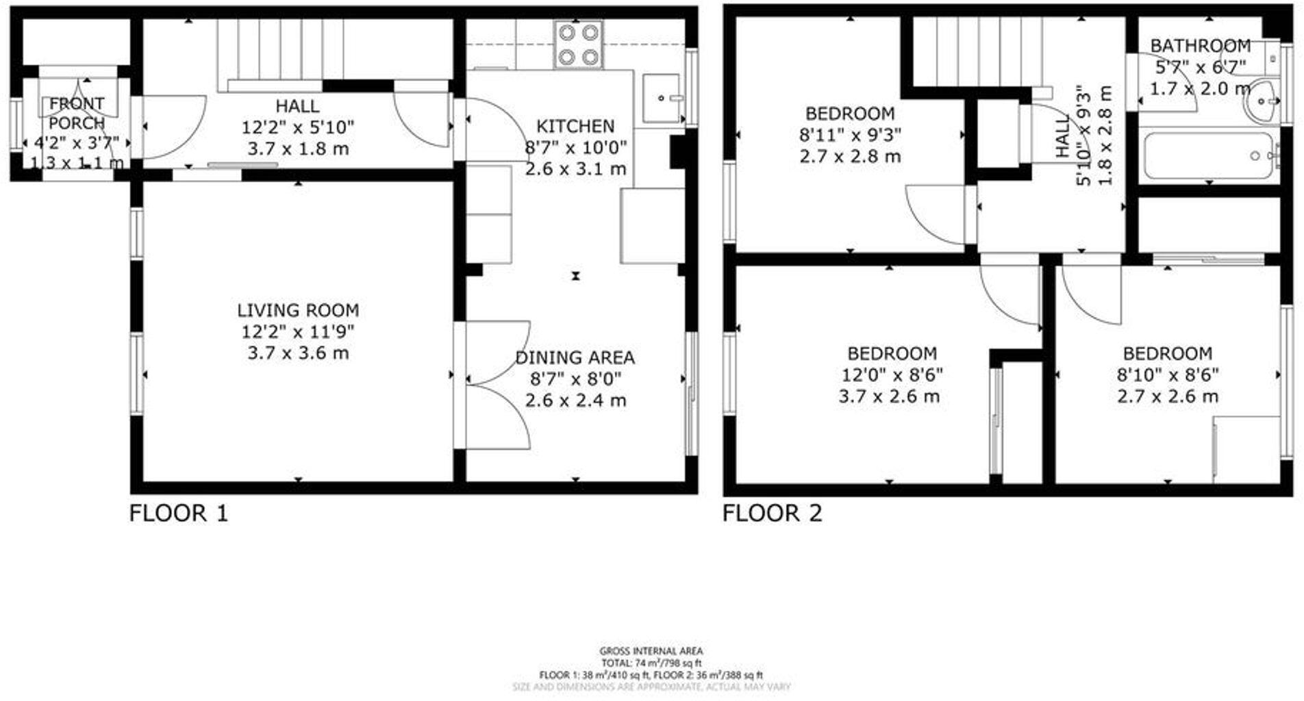 Bailielands, Linlithgow, EH49 floorplan