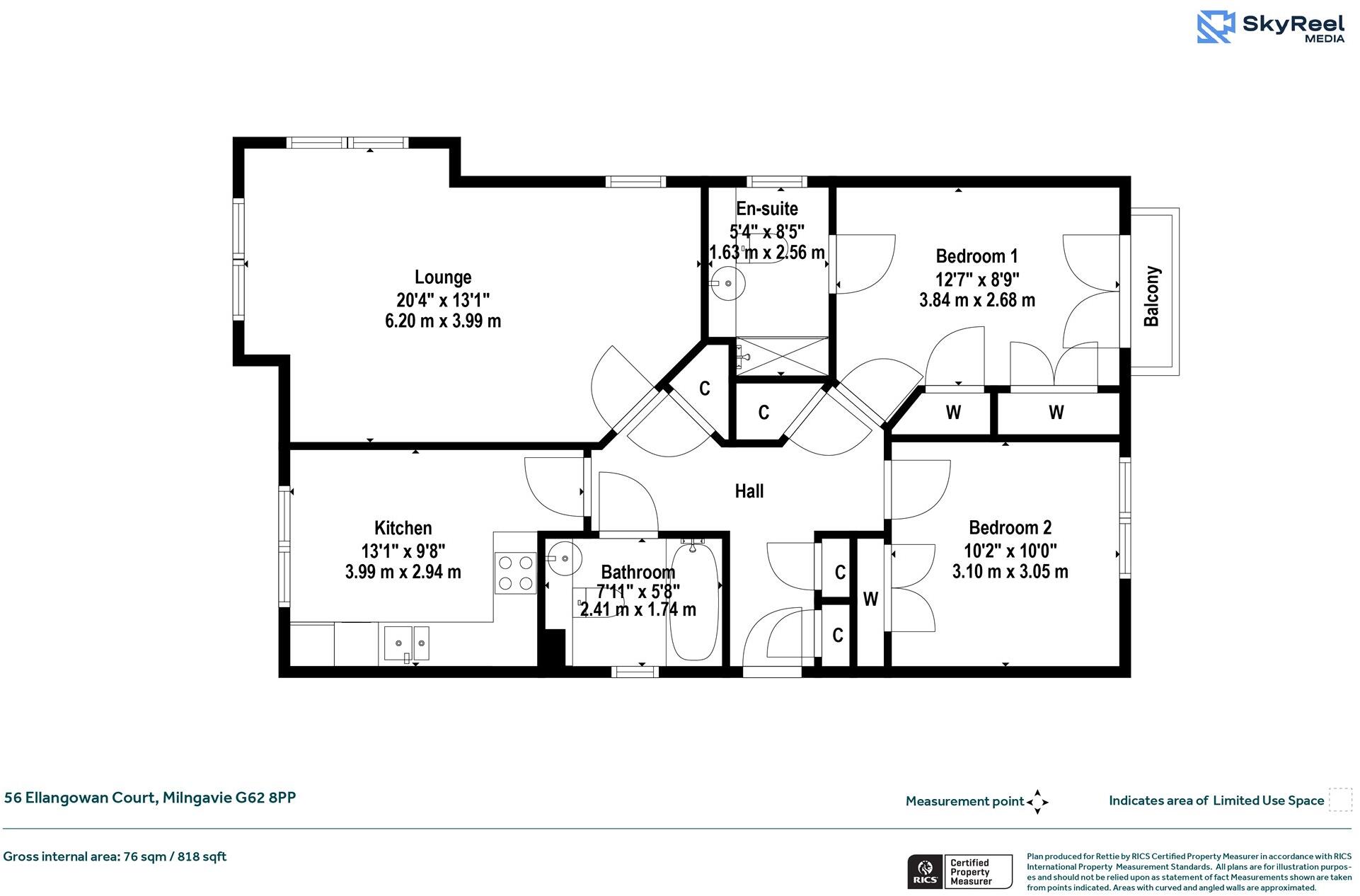 Ellangowan Court, Milngavie floorplan