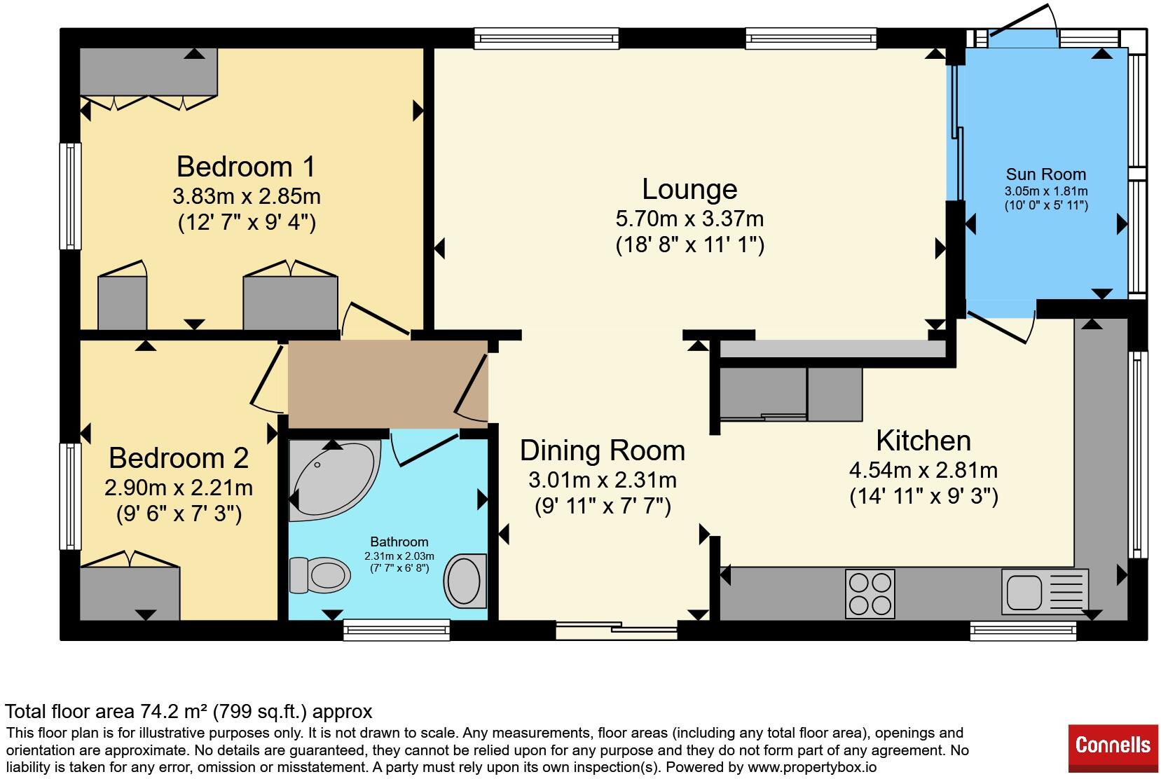Austcliffe Road, Cookley, Kidderminster floorplan