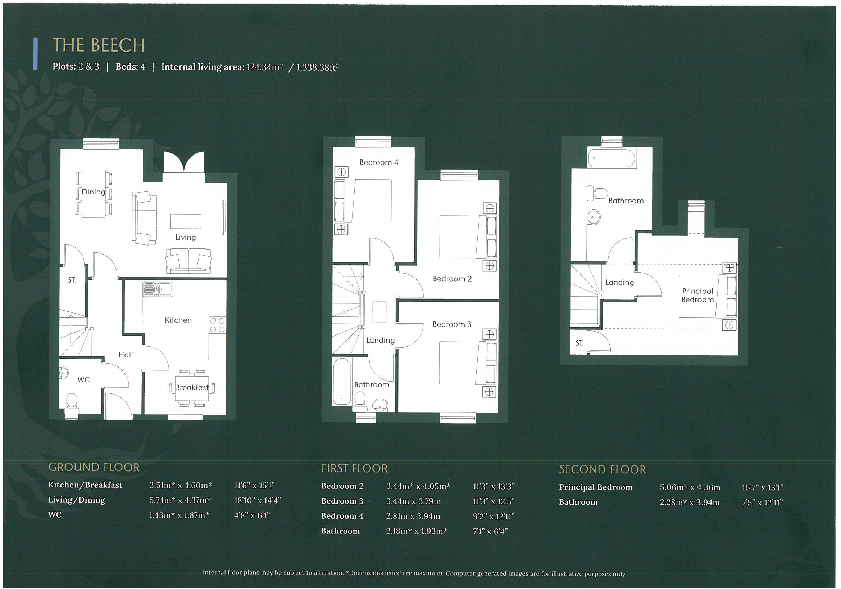 Plot 3 The Beech, Bluebell Meadows, Woodhouses Village, Failsworth floorplan