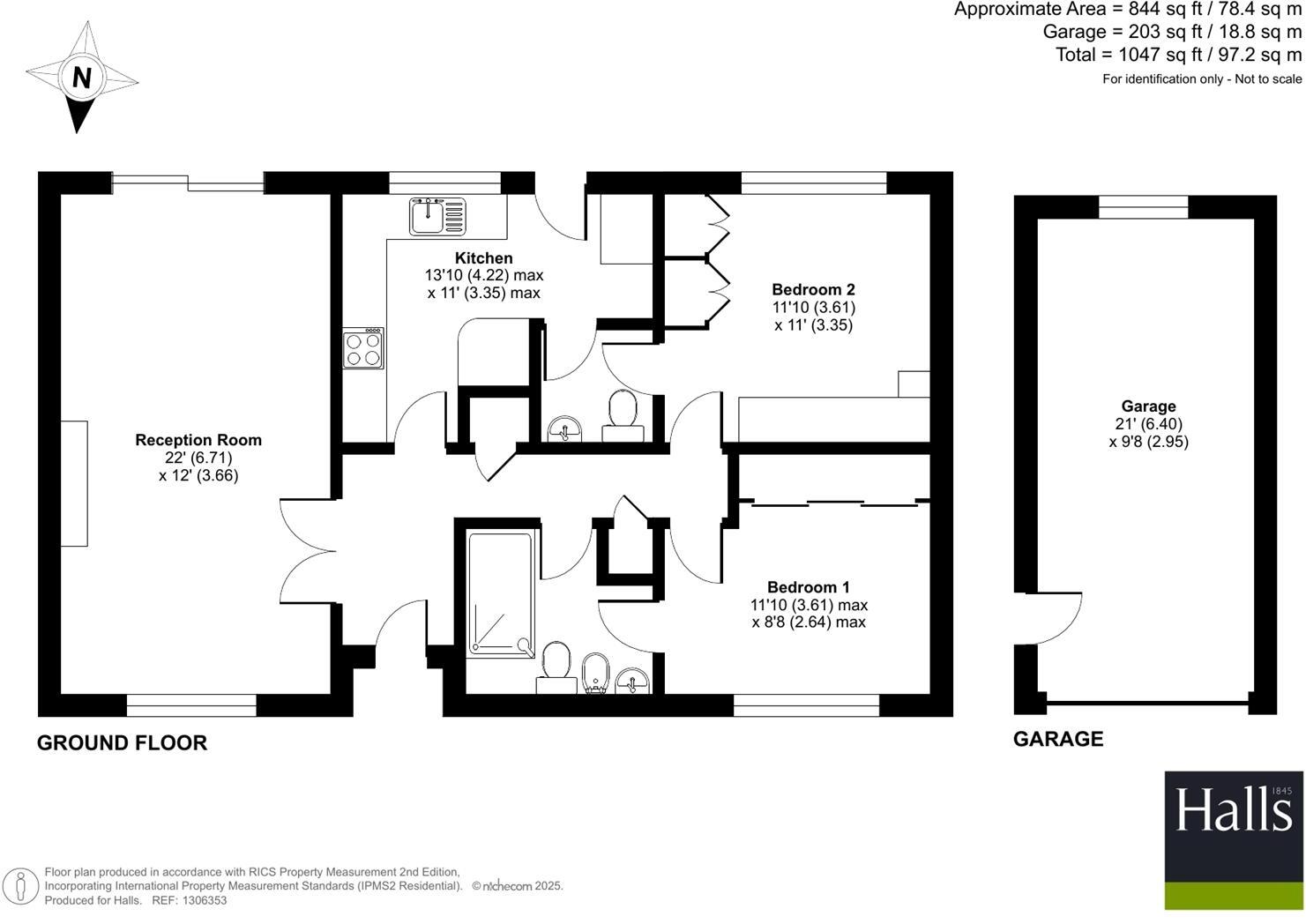 Marne Close, Wem. floorplan