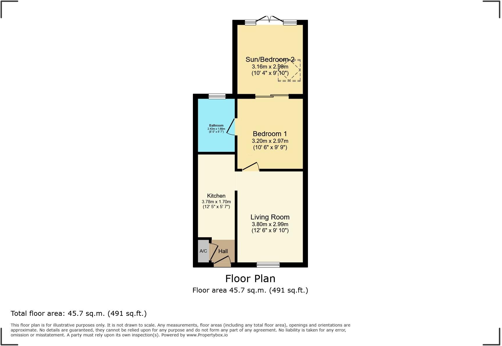 Folkingham Close, Lincoln floorplan