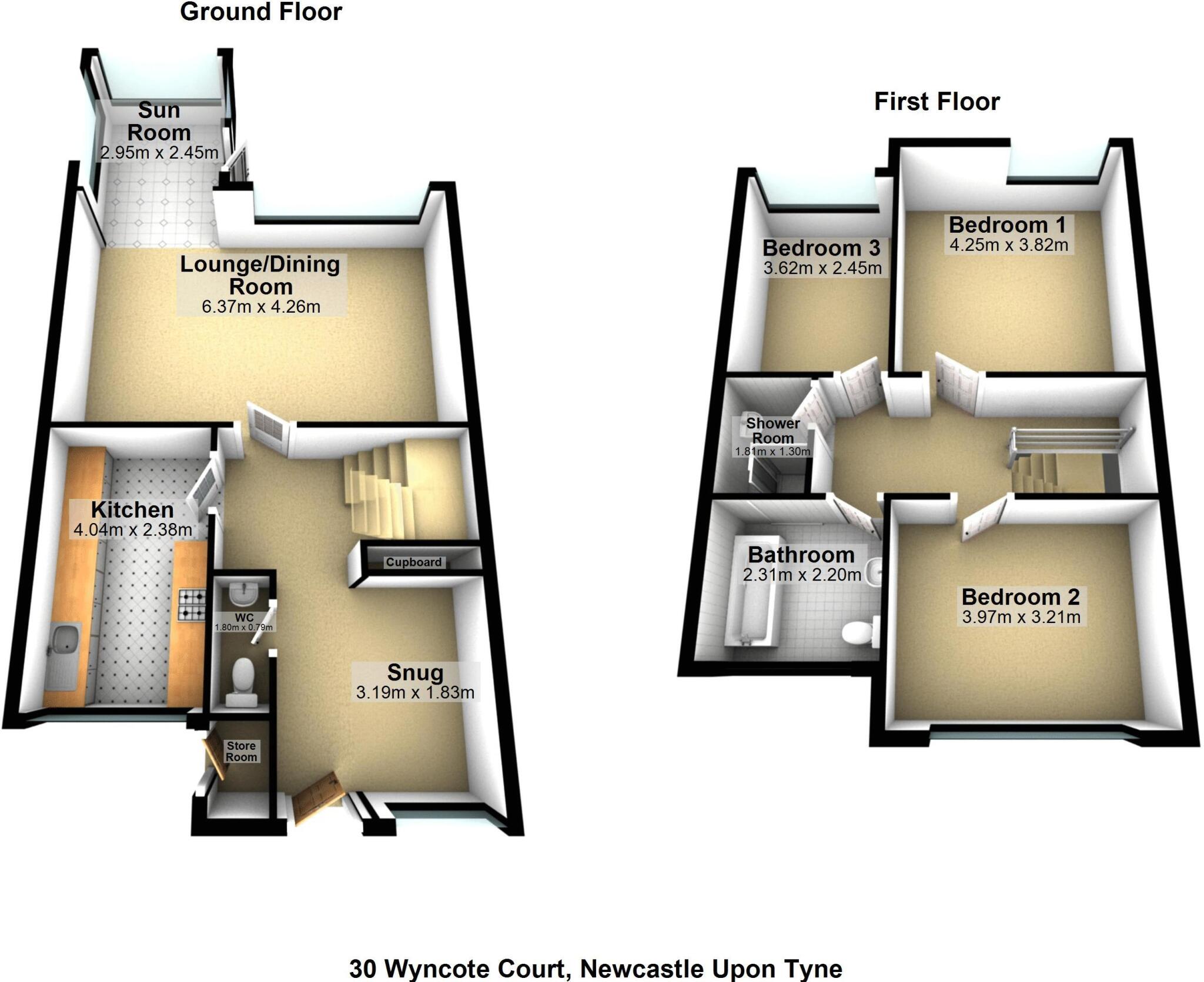 Wyncote Court, Jesmond Park East floorplan