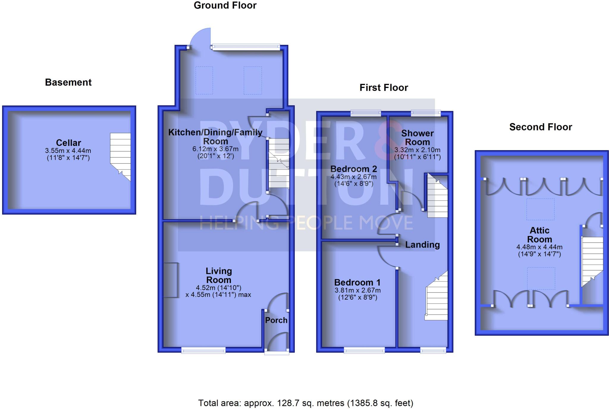 Binn Road, Marsden, Huddersfield, West Yorkshire, HD7 floorplan