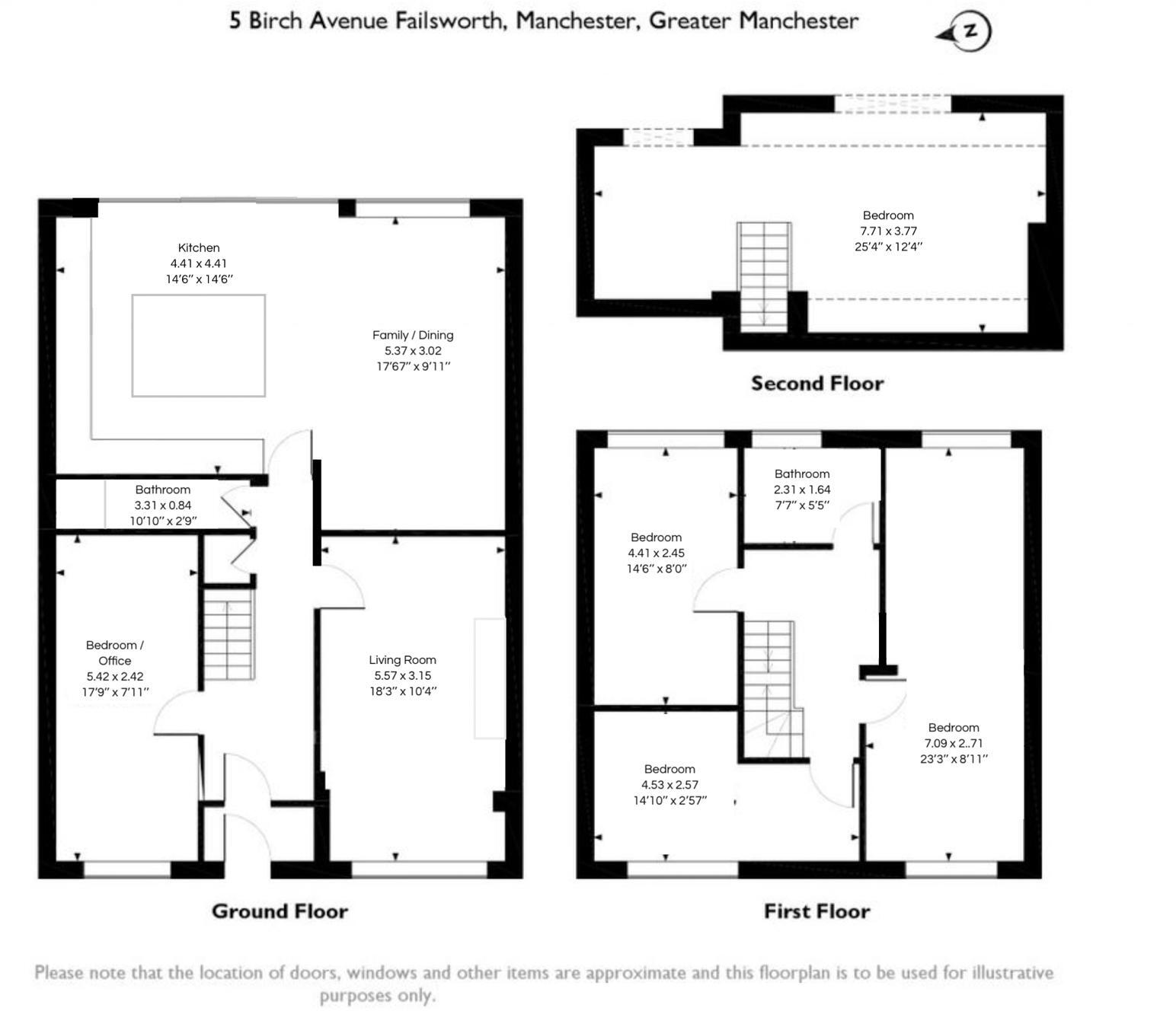 Birch Avenue, Manchester, M35 floorplan