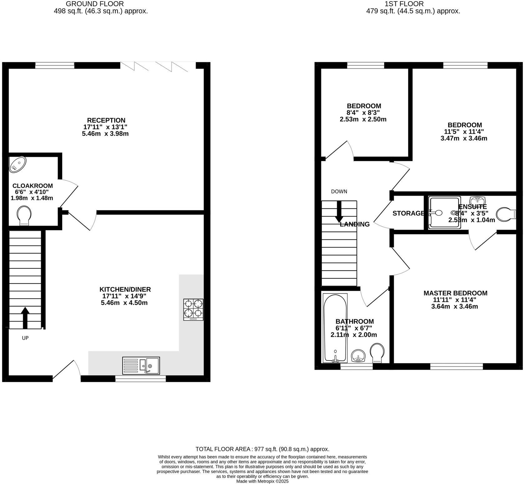 Manor Grove, Branston, DE14 floorplan