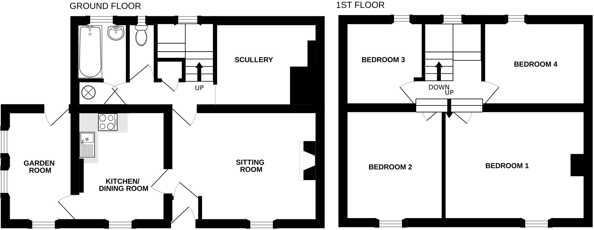 Caldew Villa, Hesket Newmarket, Wigton, Cumbria floorplan
