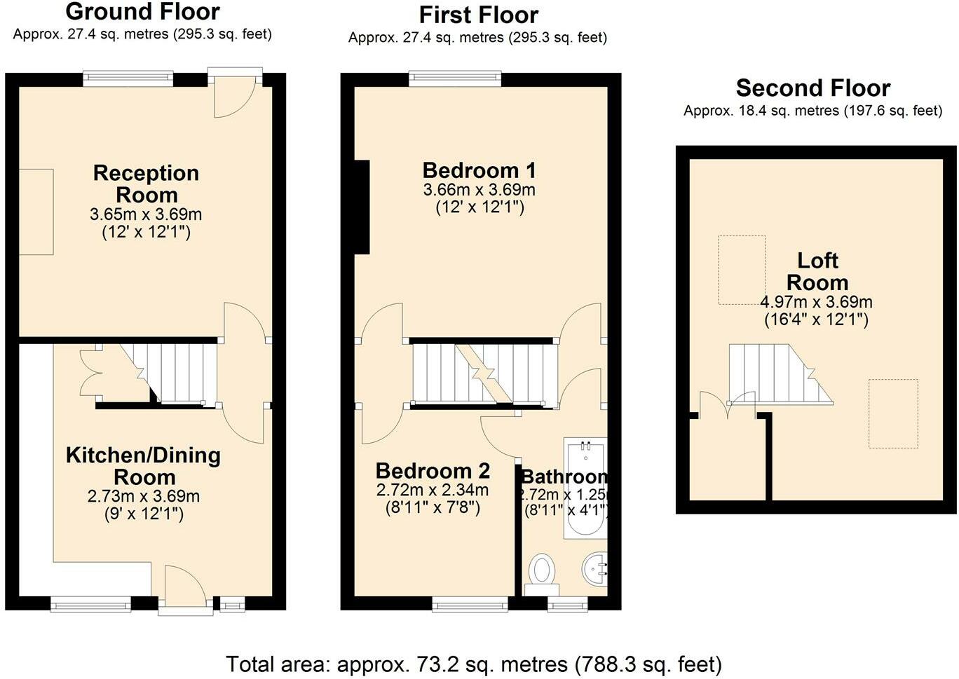 Off Monyash Road, Bakewell floorplan
