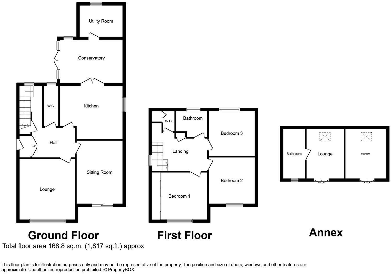 St Georges Crescent, Rhyl, Denbs LL18 3NN floorplan