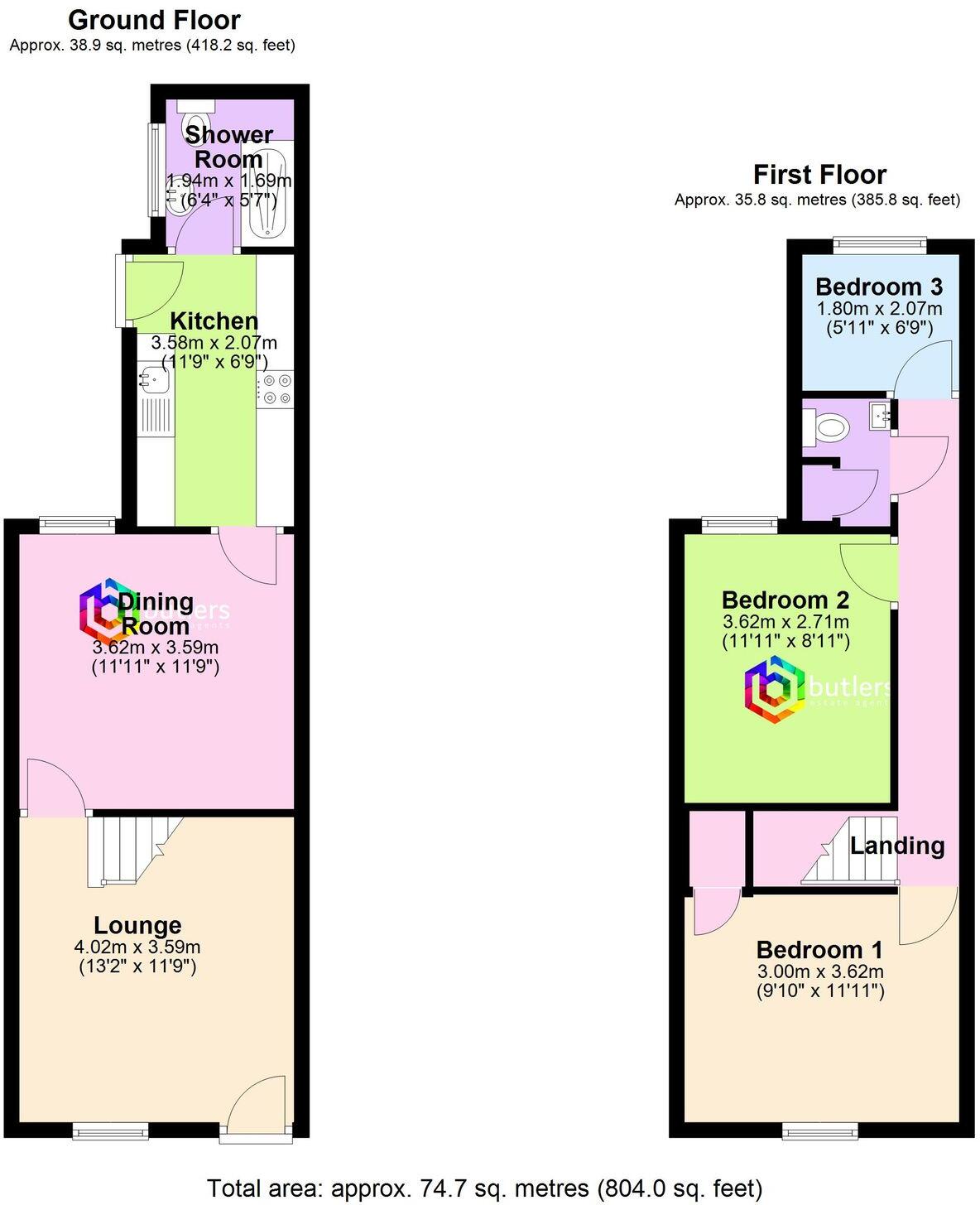 Portland Street, Clowne, S43 floorplan