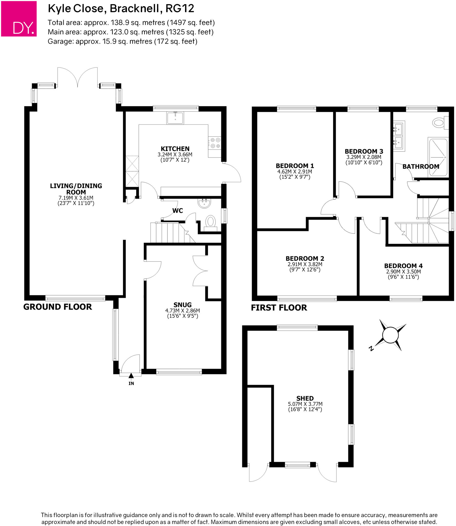 Kyle Close, Bracknell, Berkshire, RG12 floorplan