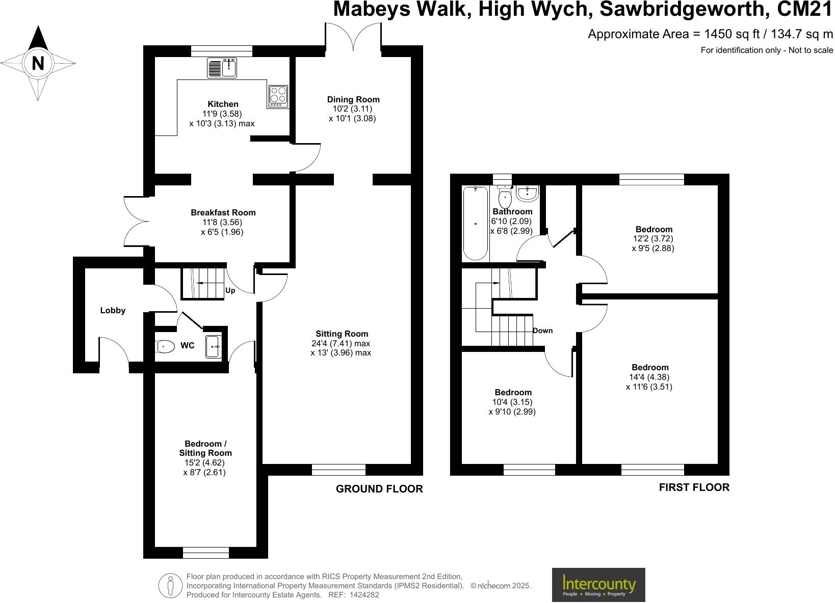 Mabeys Walk, High Wych, Sawbridgeworth, Hertfordshire, CM21 floorplan