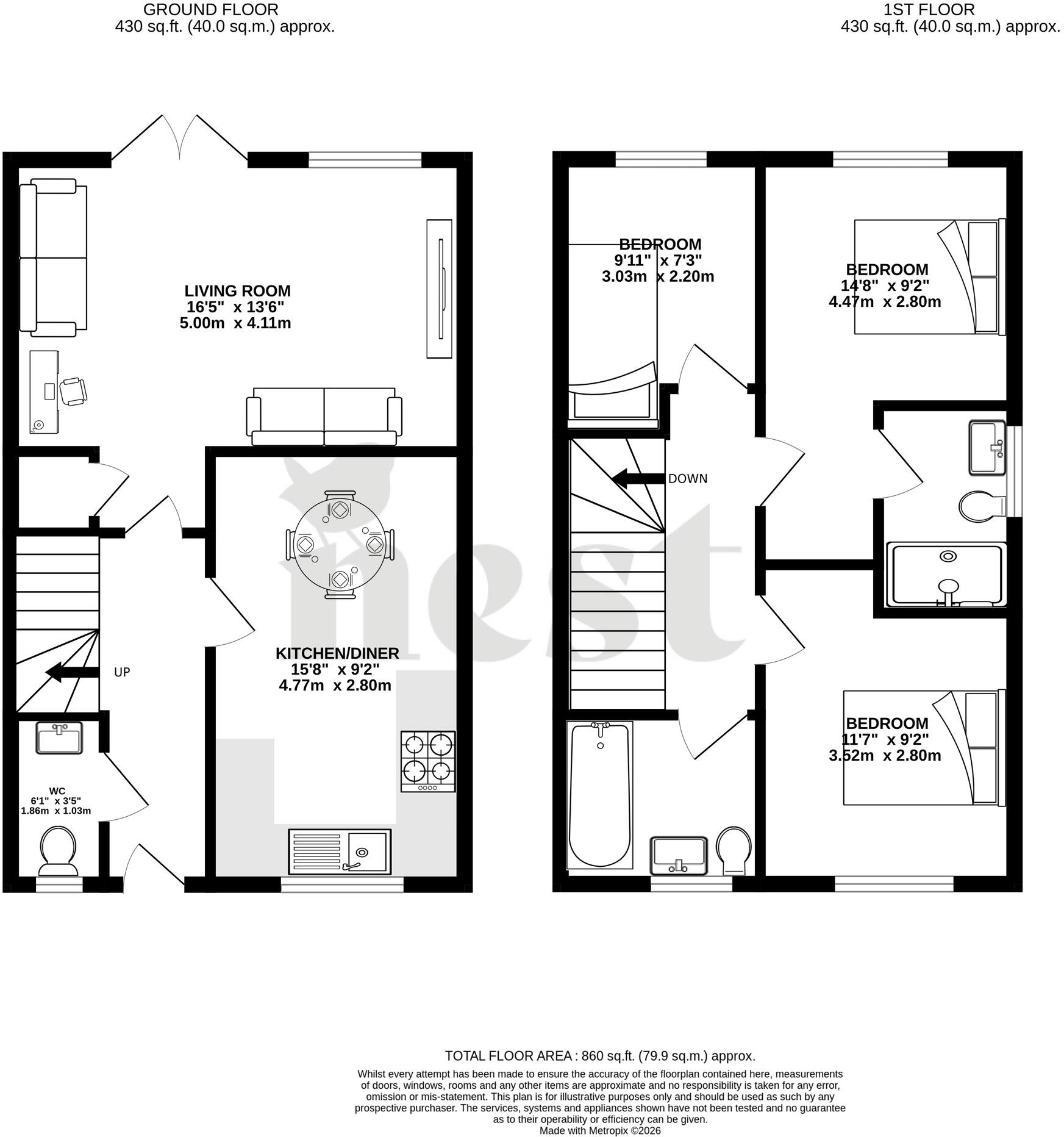 Aspen Grove, Ilchester, Somerset floorplan