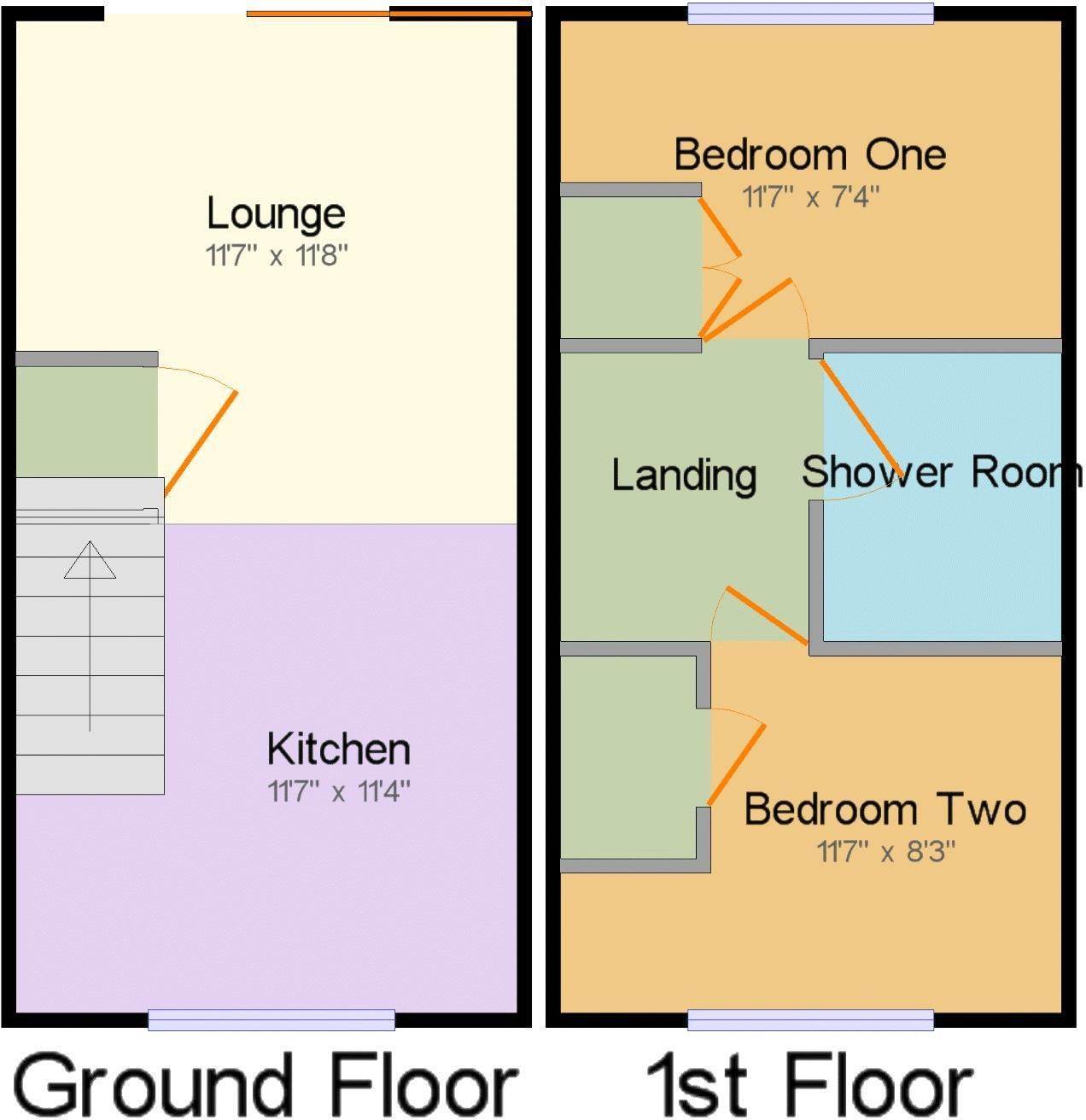 Atlantic Reach, 62, Manor Villas Newquay, Cornwall floorplan
