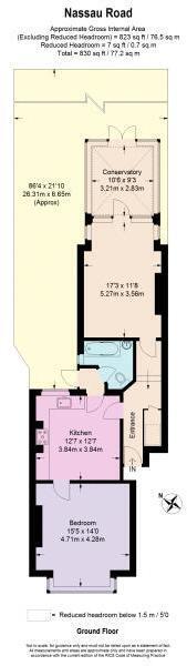 Nassau Road, Barnes, SW13 floorplan