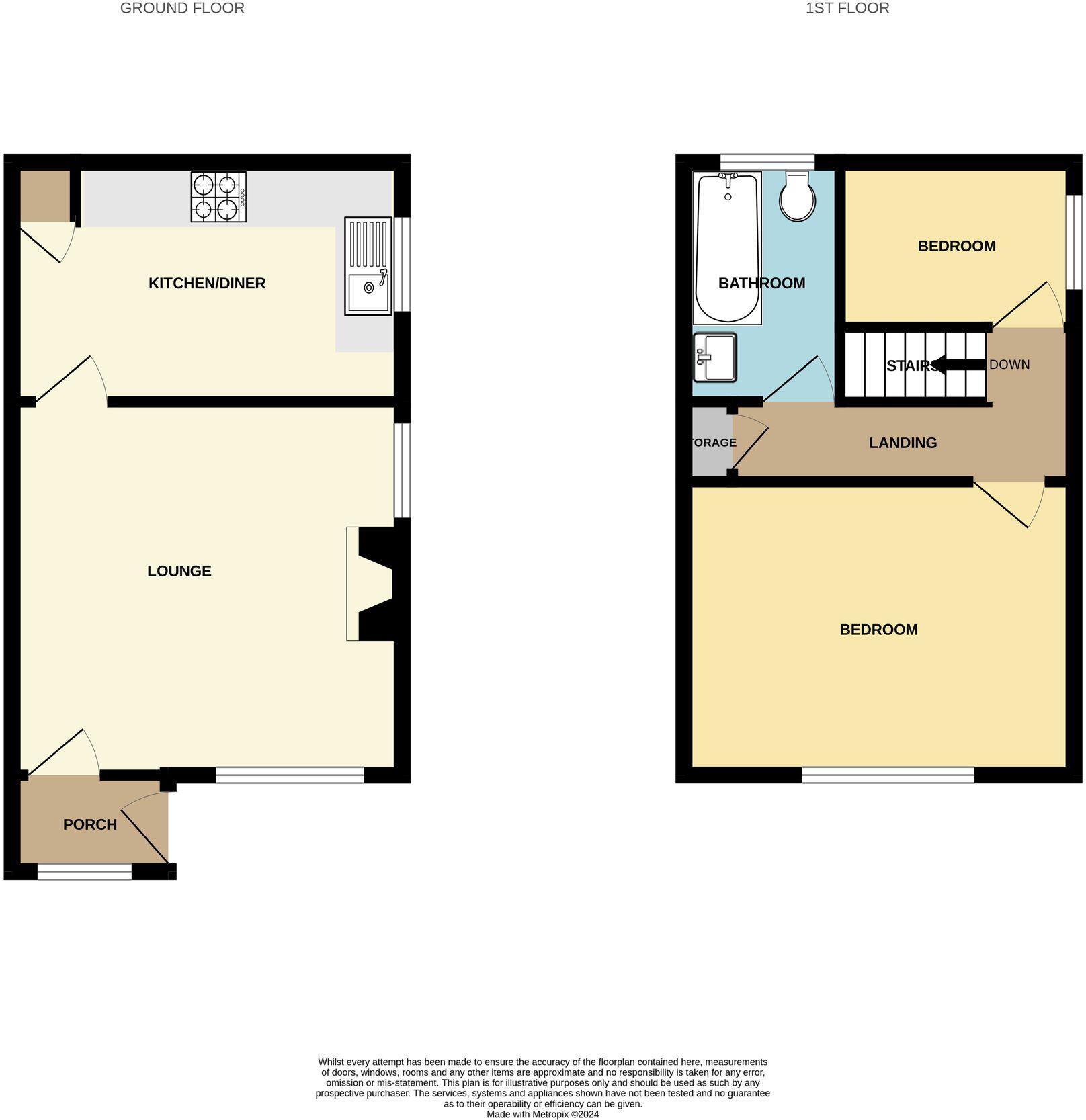 Halls Court, Glossop, SK13 floorplan