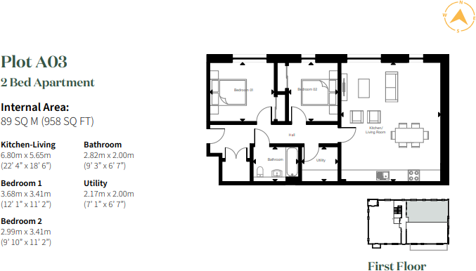 Plot A03, Apt Block A, St. Andrews West, St Andrews, Fife floorplan