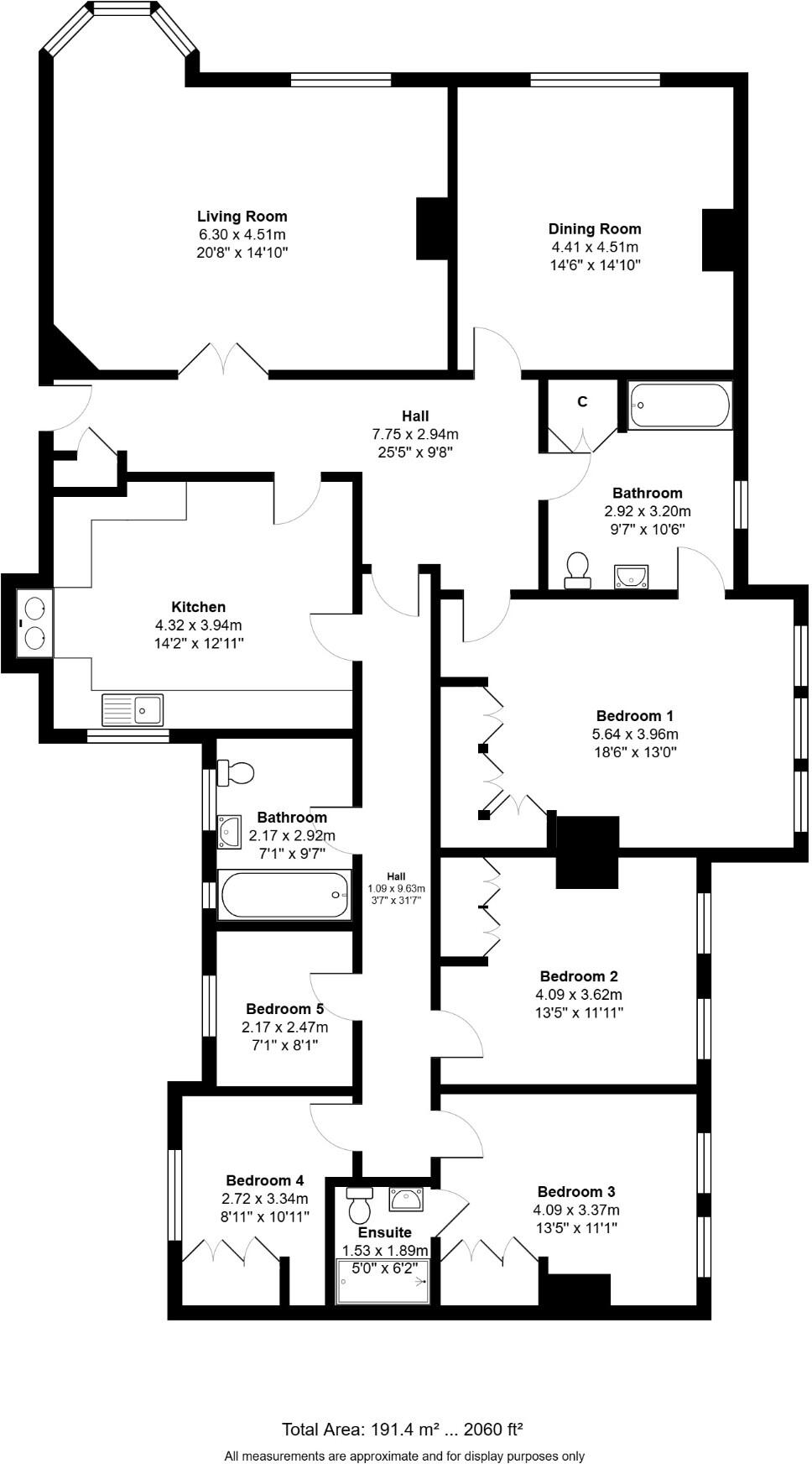 Flat 41, Cheyne Court, London, SW3 5TS floorplan