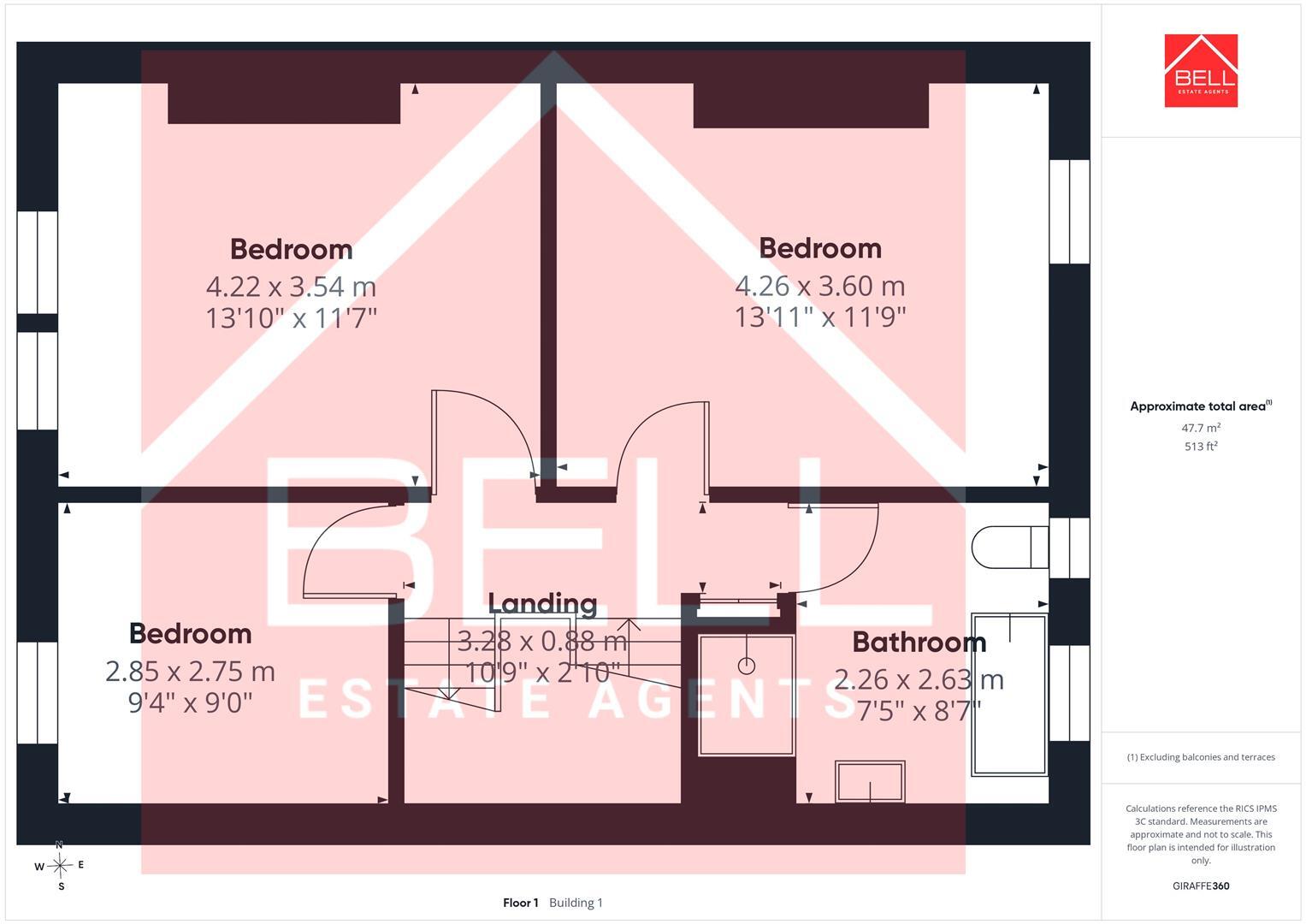 Dryden Road, Low Fell floorplan