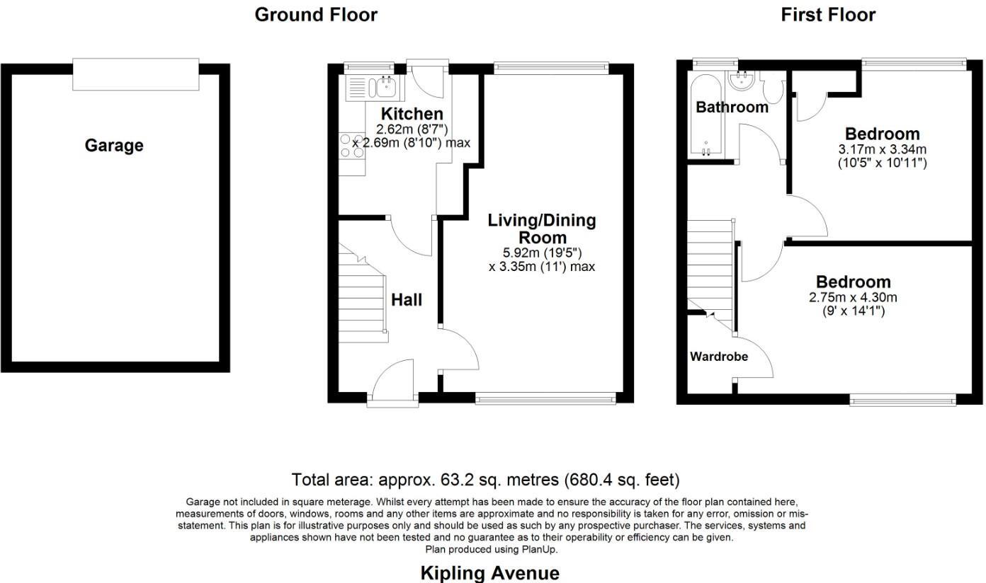 Kipling Avenue, Brighton floorplan