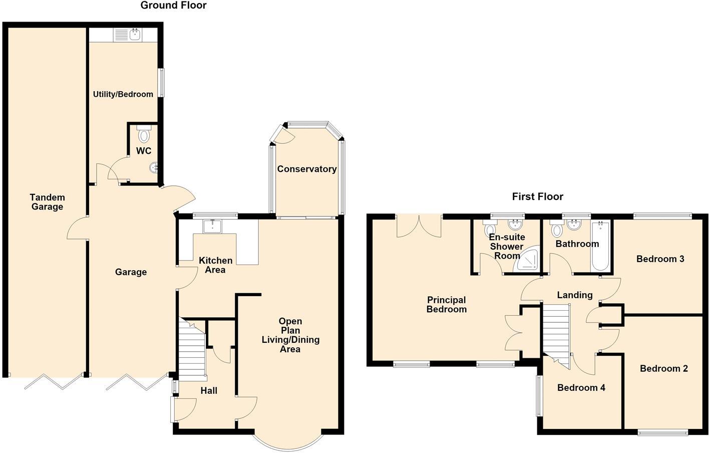 Chillington Drive, Codsall, Wolverhampton floorplan
