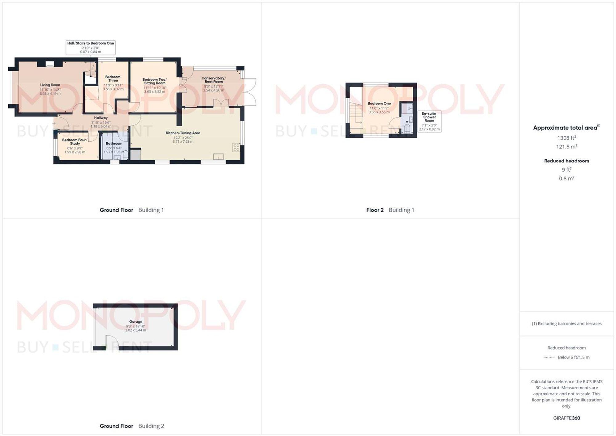 Top Road, Summerhill, LL11 floorplan