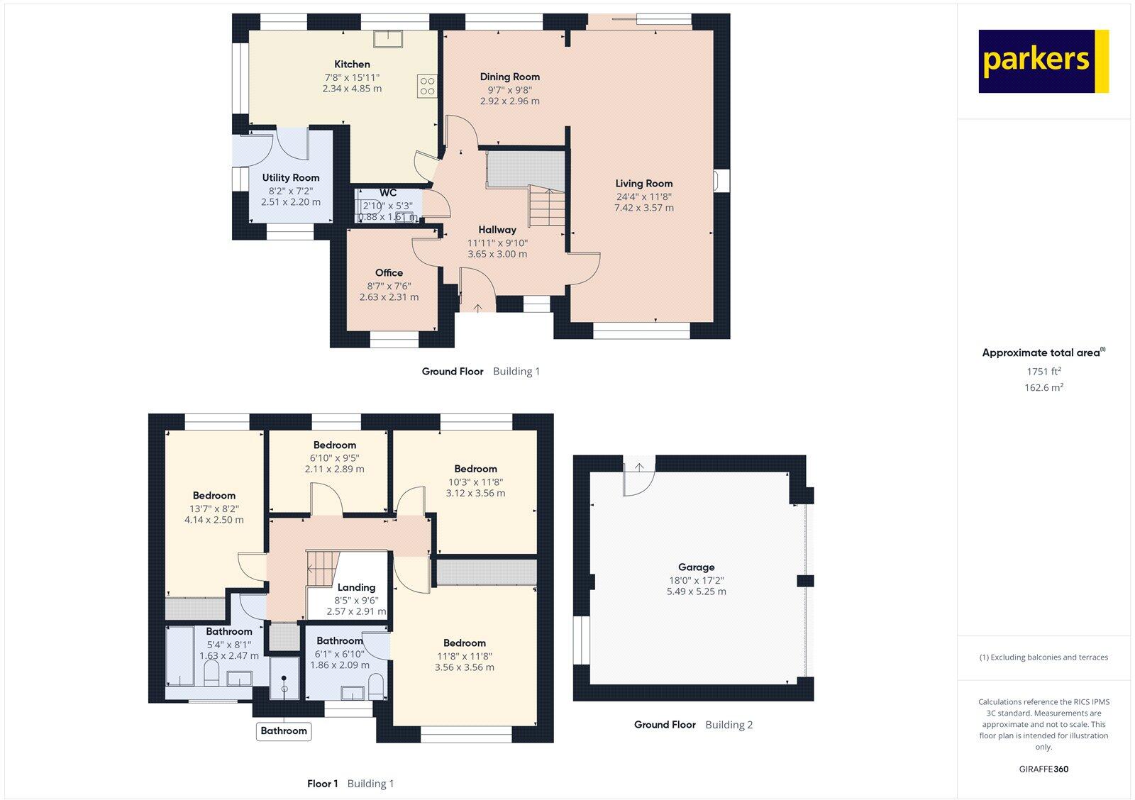 Grangely Close, Calcot, Reading, Berkshire, RG31 floorplan