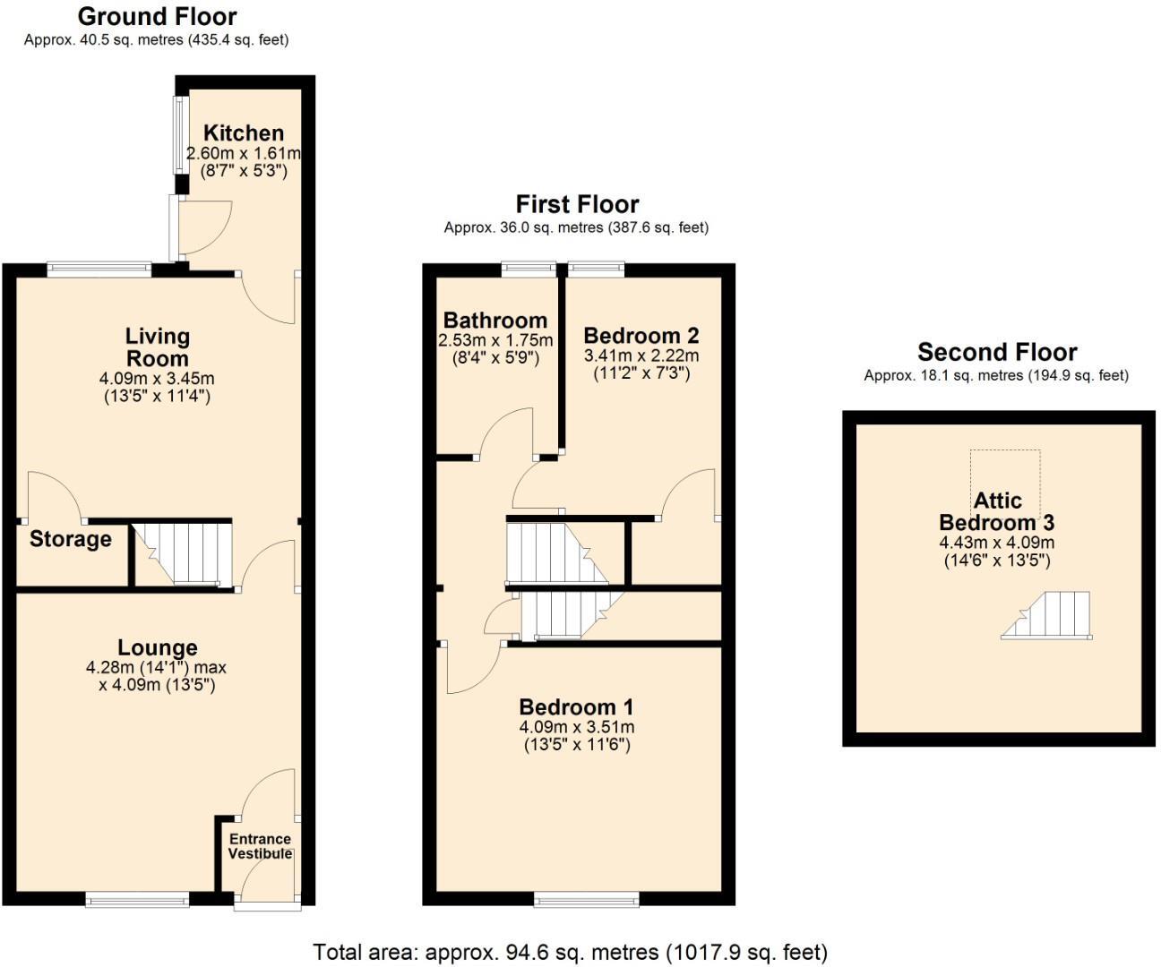 Gisburn Road, Barrowford floorplan