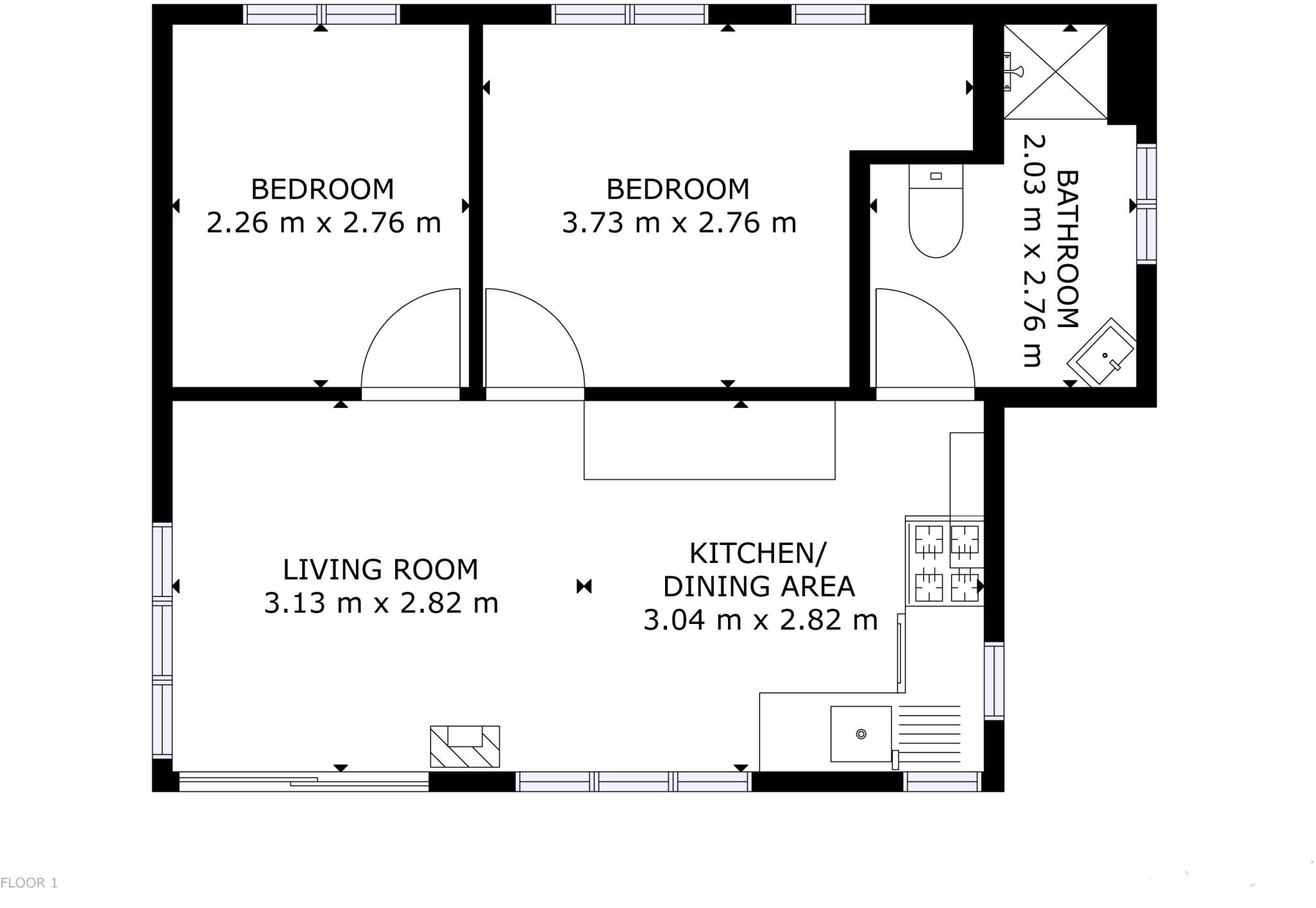 Kenmare, Riviere Towans floorplan