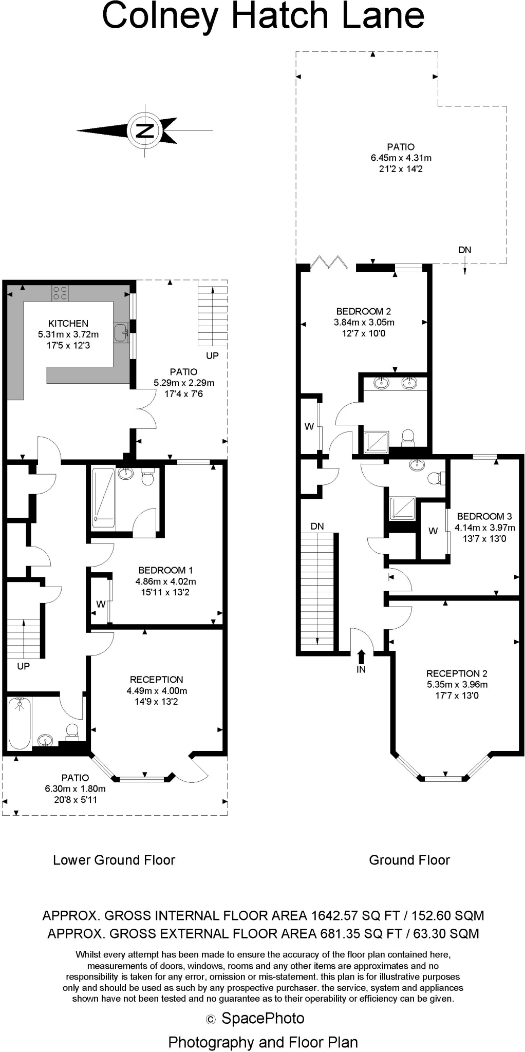 Colney Hatch Lane, Muswell Hill, London floorplan