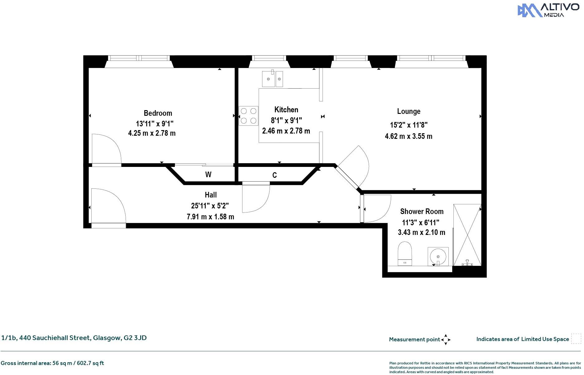 Sauchiehall Street, Glasgow City Centre, Glasgow floorplan