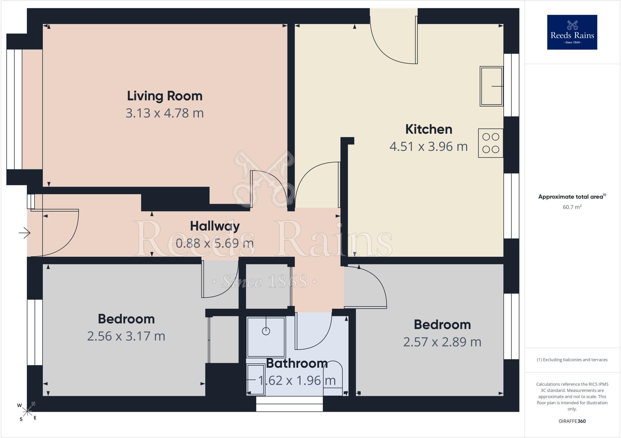 Rossall Close, Hoghton, Preston, Lancashire, PR5 floorplan