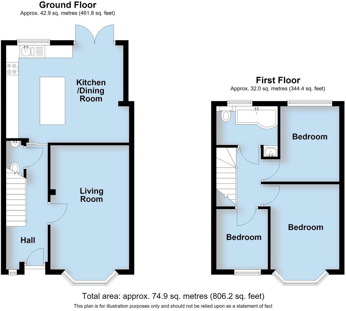 Gresham Avenue, Leamington Spa floorplan