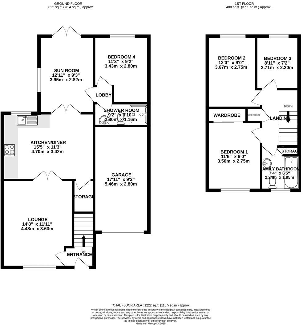 Ballacottier Meadow, Douglas floorplan