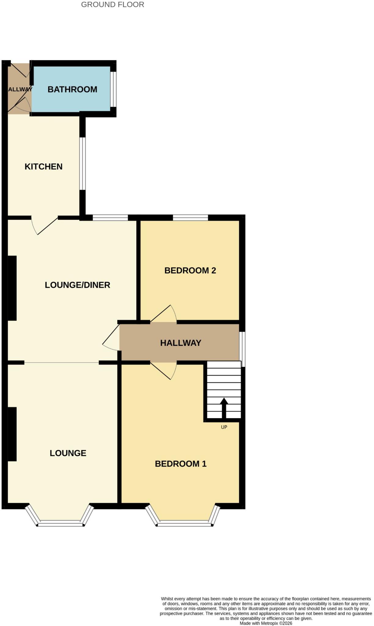 Ovington Grove, Fenham, Newcastle upon Tyne, NE5 floorplan