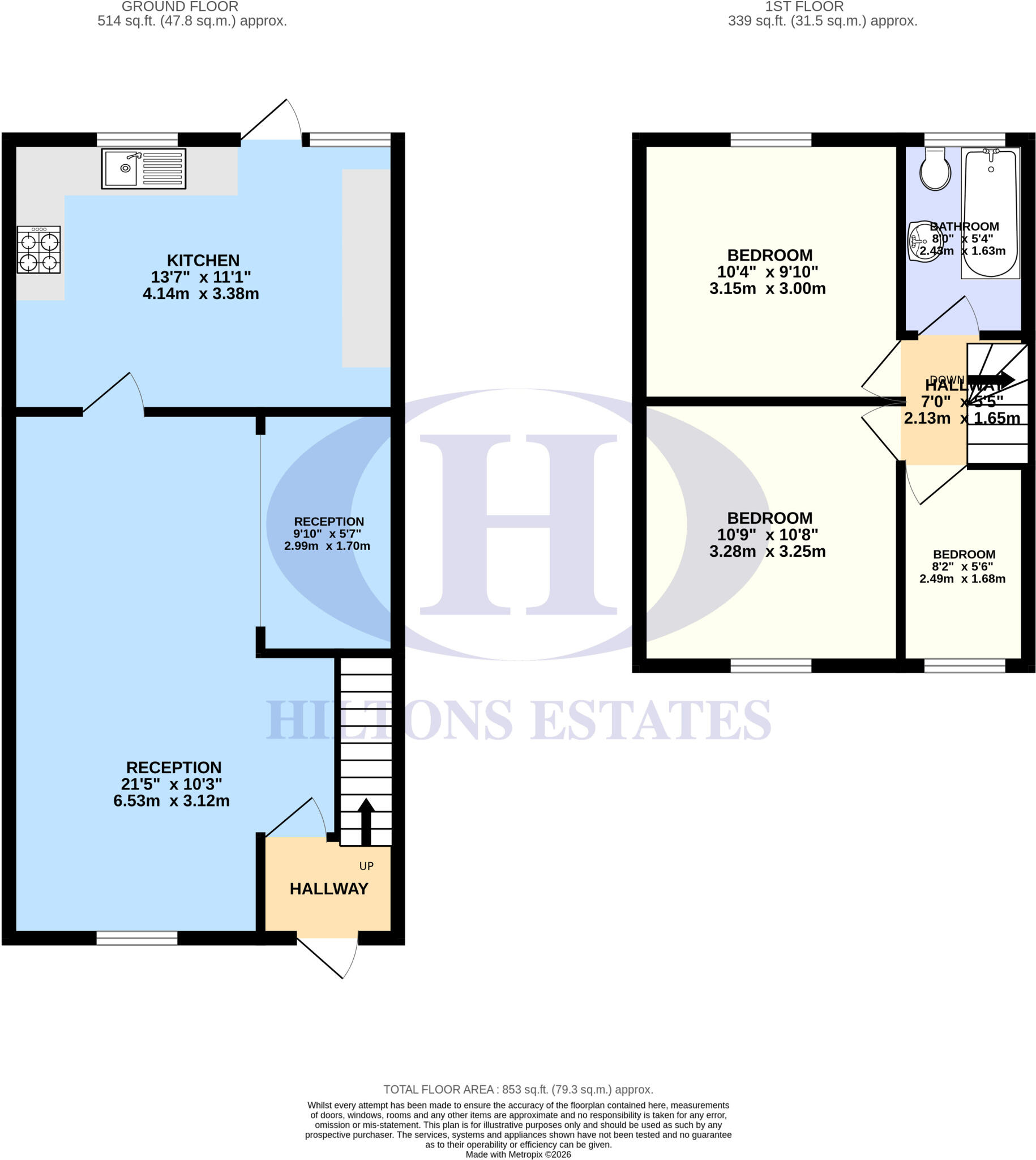Findhorn Avenue, Hayes floorplan