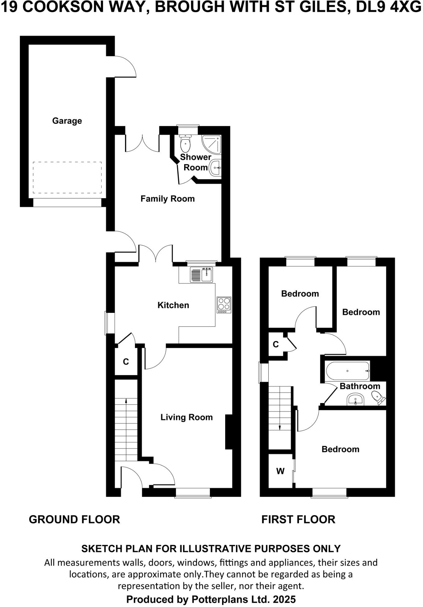 Cookson Way, Brough with St Giles, North Yorkshire, DL9 4XG floorplan