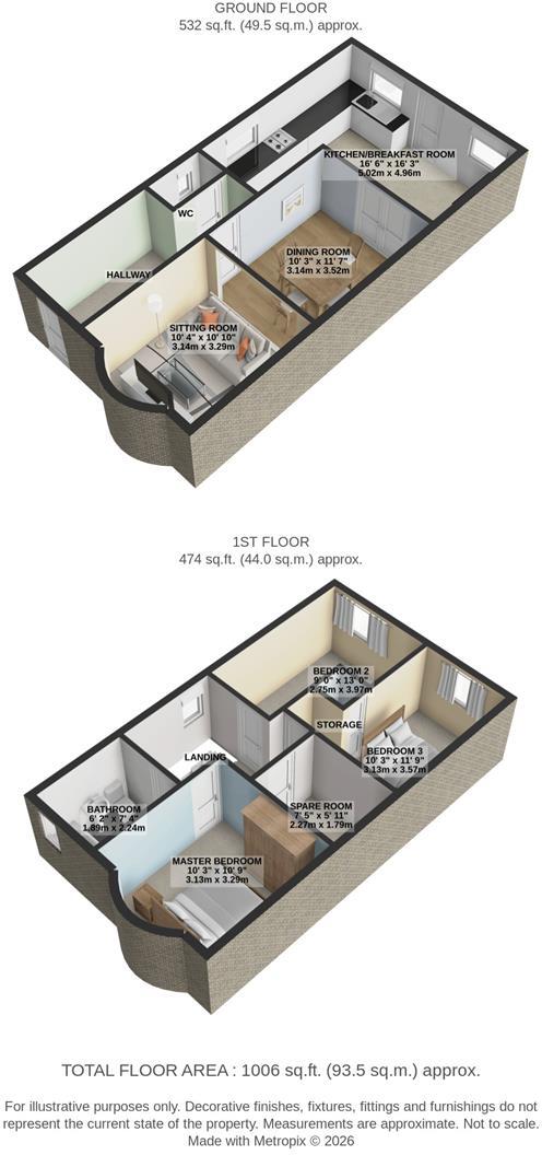 Tiverton Road, Swindon floorplan