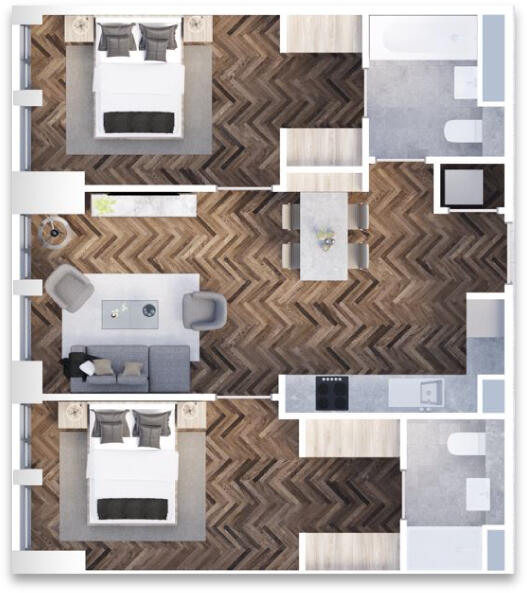 Fully Managed Manchester Apartment – 6% Rental Yields | Lucrative Buy to Let Opportunity floorplan