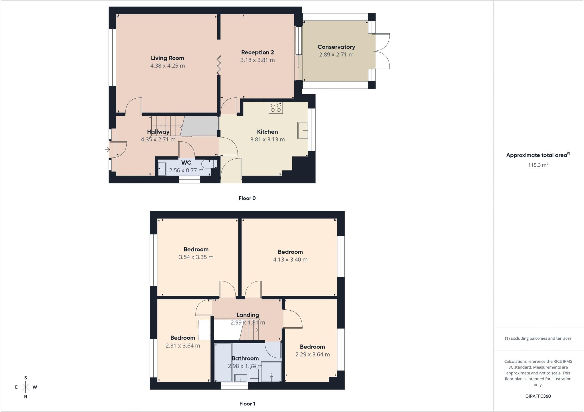 Heald Drive, Shawclough, OL12 floorplan