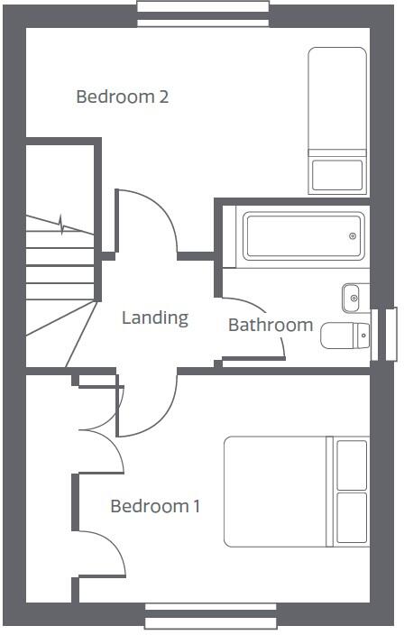 The Sweet Pea, Arrowhead Way, Redcar, North Yorkshire, TS10 floorplan