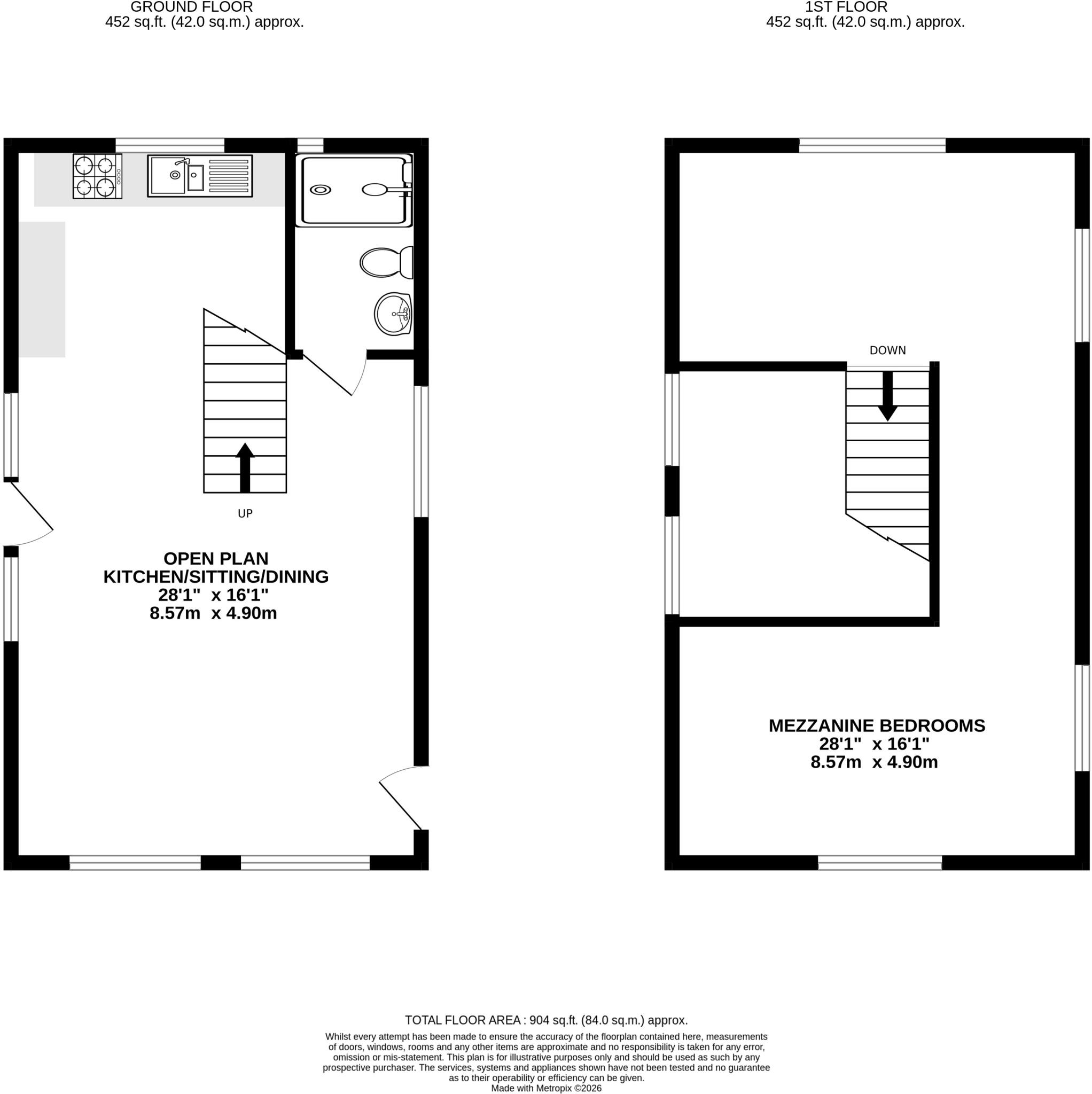 Exbourne, Okehampton, Devon, EX20 floorplan