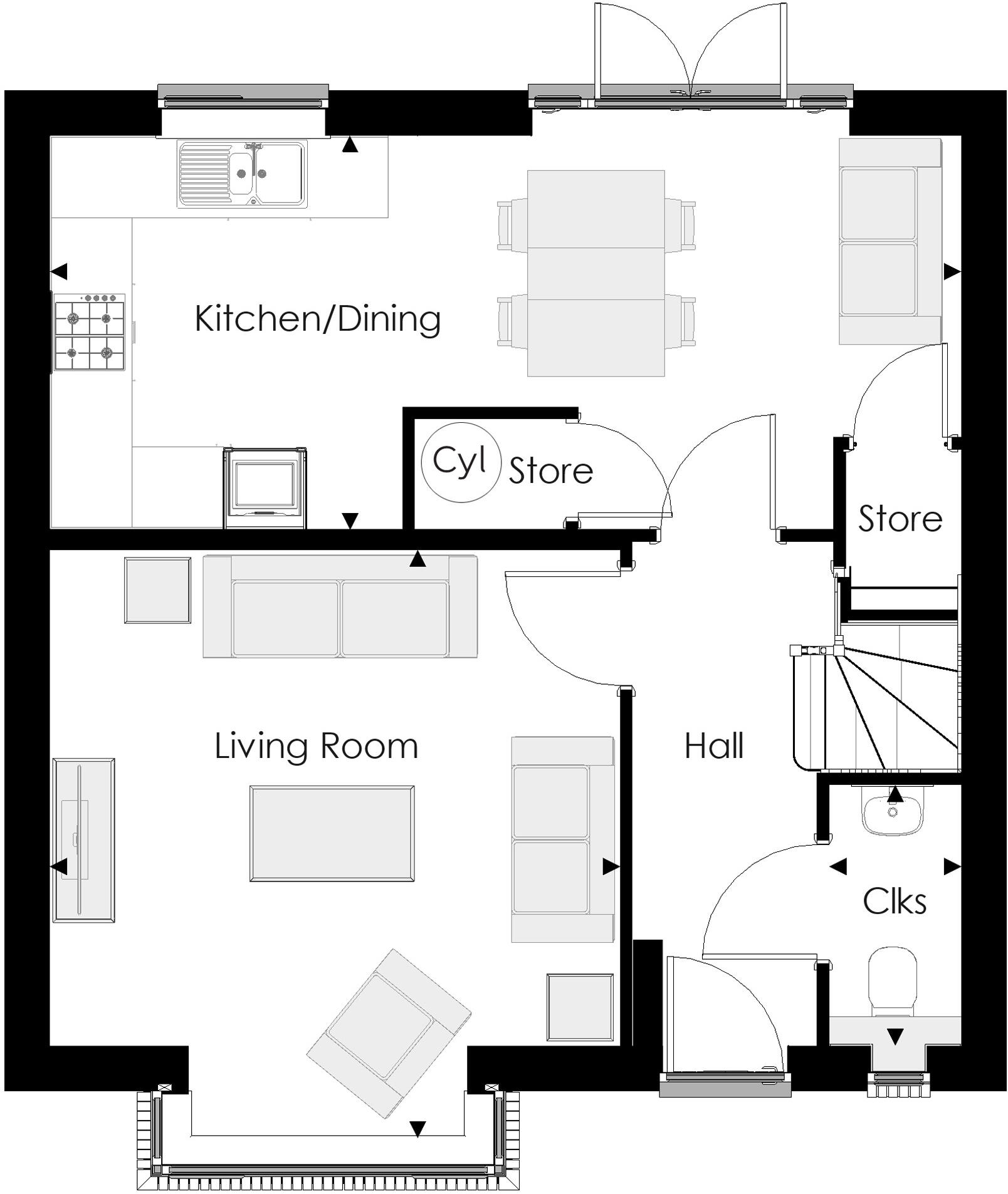 Off Evans Way,
Witham,
Essex,
CM8 2GL floorplan