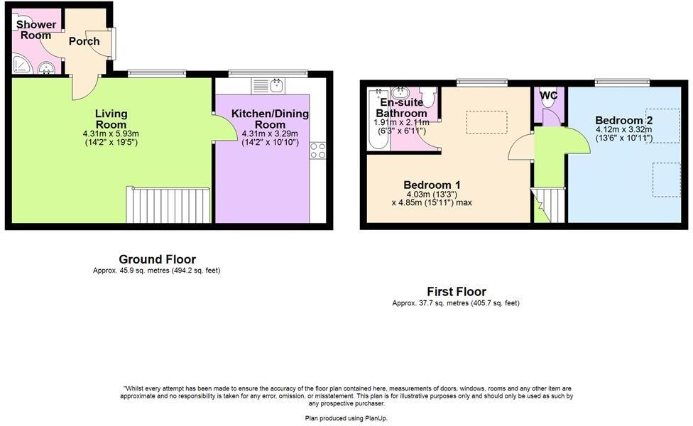 Wennington Road PR9 7DZ floorplan
