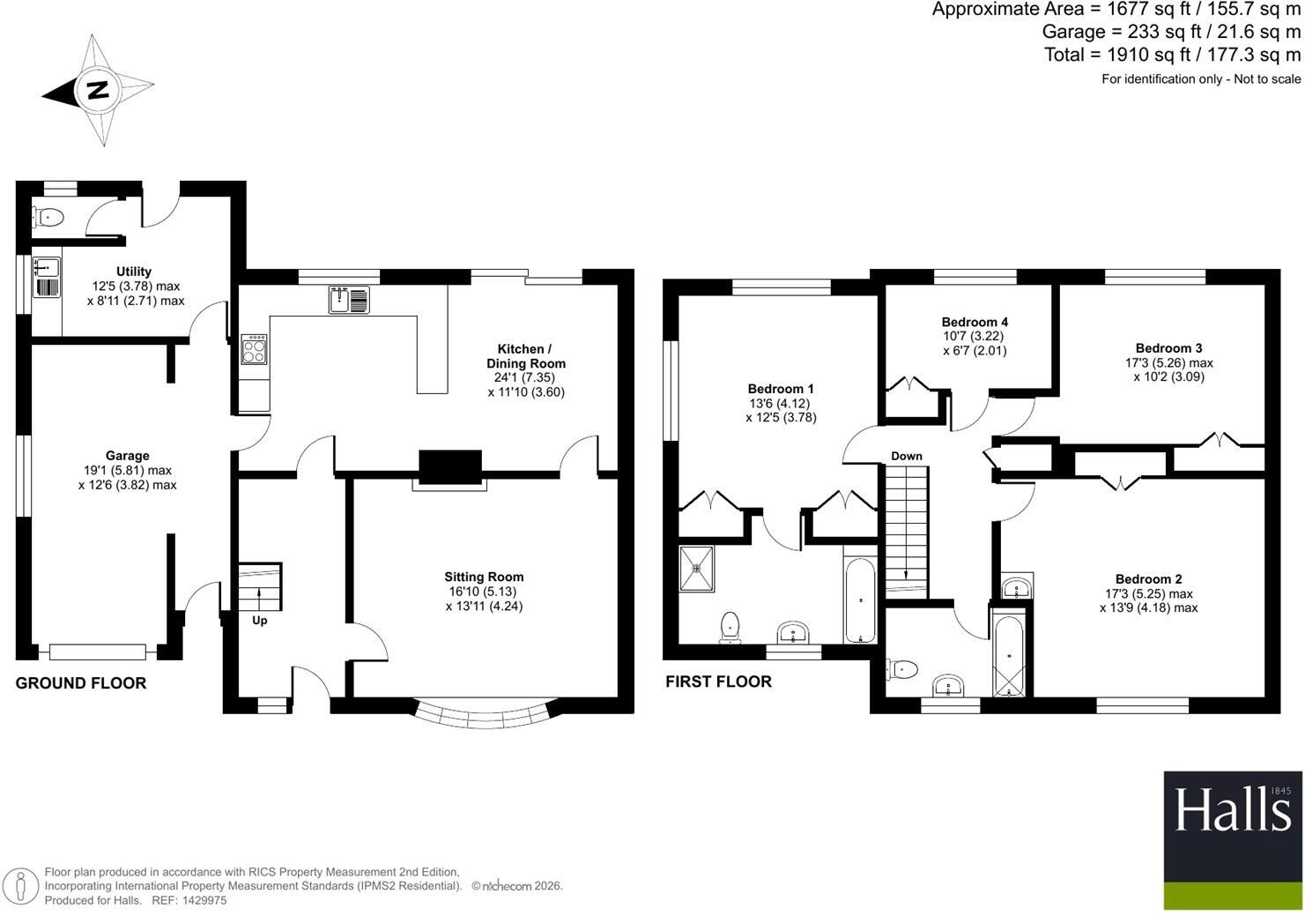 Baschurch, Nr Shrewsbury. floorplan